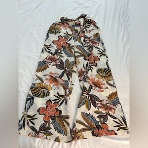 Floral Wide-Leg Pants